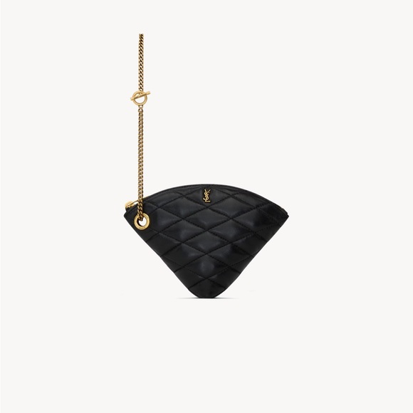 NWT - SADE TRIANGLE COIN PURSE IN LAMBSKIN - Picture 10 of 15
